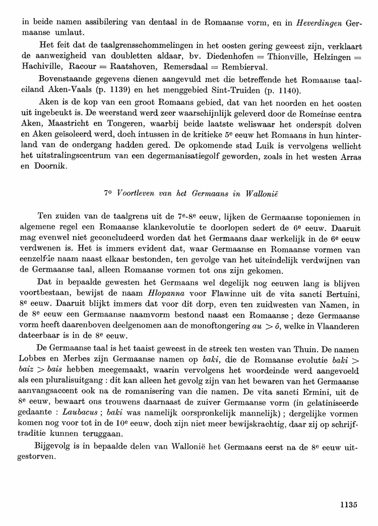 Maurits Gysseling: Toponymisch Woordenboek (1960), p. 1135